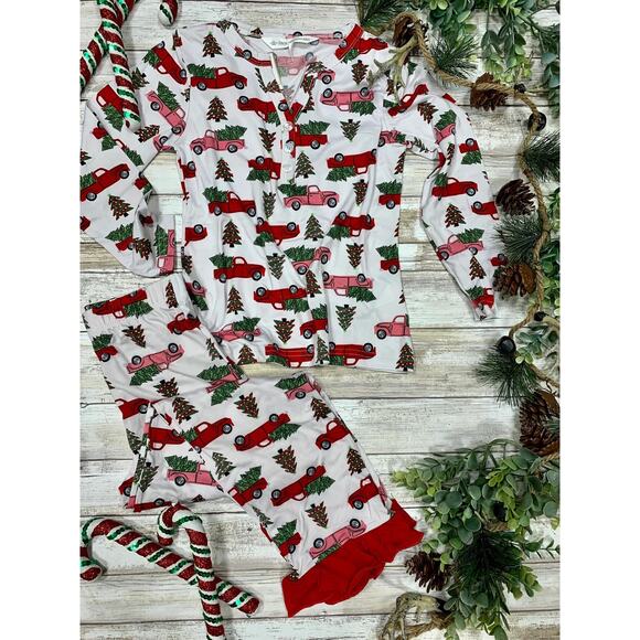 Royal Standard Christmas Pajama Set - Girls Large 10/12 - Picture 4 of 4